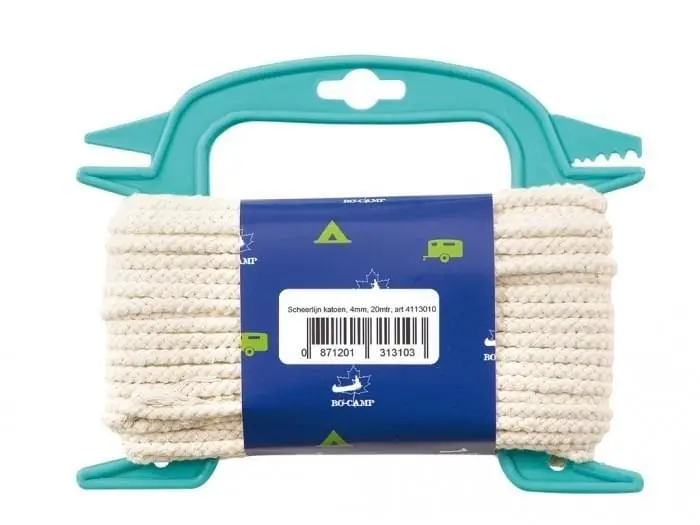 Bo-Camp Scheerlijn Koord Op Haspel Katoen 3 Bo-Camp Scheerlijn Koord Op Haspel Katoen