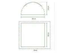 Coleman Event Shelter M Partytent Groen -Exporteren Hengels Winkel 41078 coleman event shelter m 3 x 3 m