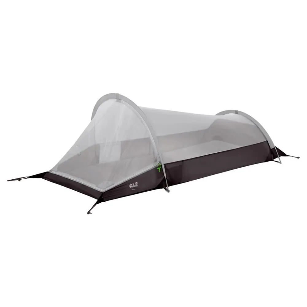 Jack Wolfskin Gossamer 1 / 1 Persoons Tent Donkergroen 4 Jack Wolfskin Gossamer 1 / 1 Persoons Tent Donkergroen - Afbeelding 2