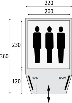 Bardani Stelvio 220 / 2 Persoons Tent Grijs 20 Bardani Stelvio 220 / 2 Persoons Tent Grijs -Exporteren Hengels Winkel 58498 bardani bardani stelvio 220 bijzettent
