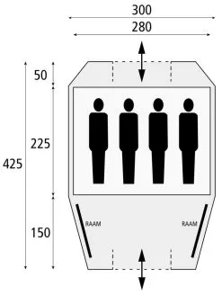 Safarica Kenia 300 - 4 Persoons Tent Grijs 13 Safarica Kenia 300 - 4 Persoons Tent Grijs -Exporteren Hengels Winkel 74792 safarica kenia 300 4 persoons tent