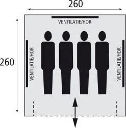 Safarica Sioux 260 - 4 Persoons Tent Grijs -Exporteren Hengels Winkel 74818 safarica sioux 260 4 persoons tent