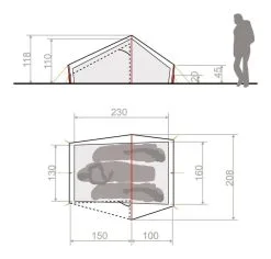 Vaude Lizard Seamless 2P / 2 Persoons Tent Groen -Exporteren Hengels Winkel 78556 vaude lizard seamless 2p 2 persoons tent
