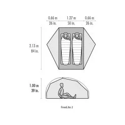 MSR FreeLite 2 / 2 Persoons Tent Groen -Exporteren Hengels Winkel 84981 msr freelite 2 2 persoons tent