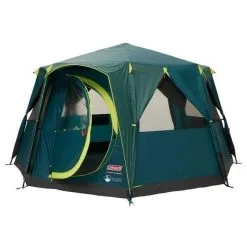 Coleman Octagon BlackOut - 8 Persoons Tent Groen