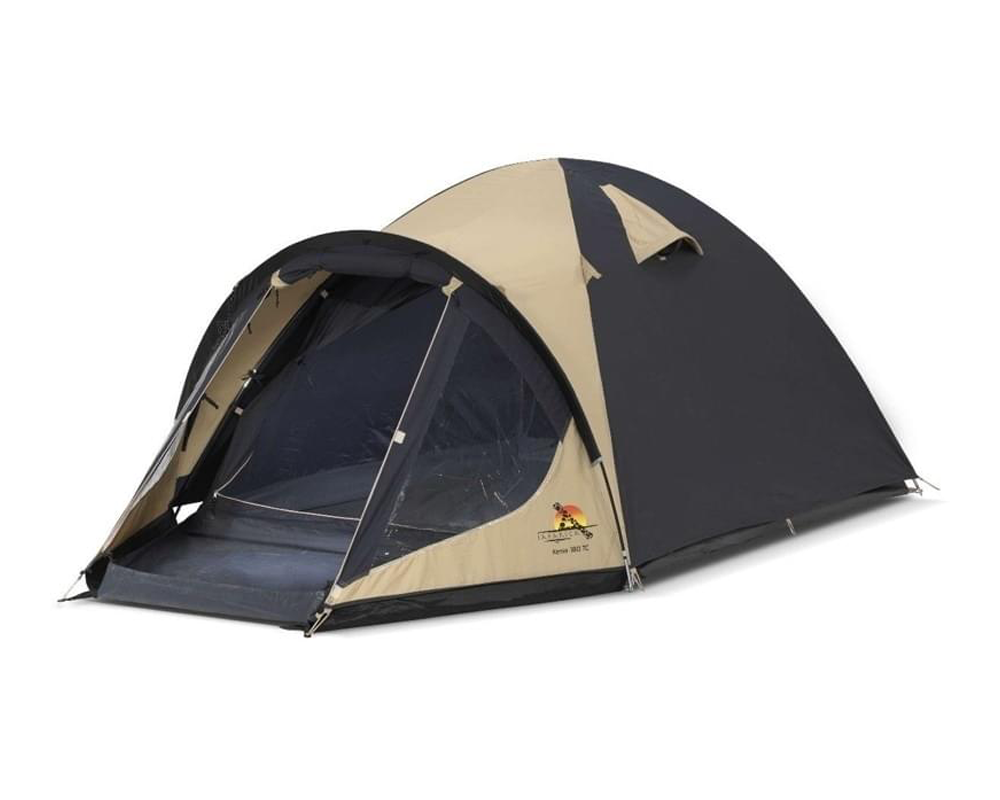 Safarica Kenia 190 TC / 3 Persoons Tent Grijs 3 Safarica Kenia 190 TC / 3 Persoons Tent Grijs