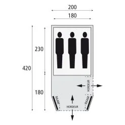Bardani Airwolf 200 TC / 2 Persoons Opblaastent Beige -Exporteren Hengels Winkel 98696 bardani airwolf 200 tc 2 persoons opblaastent